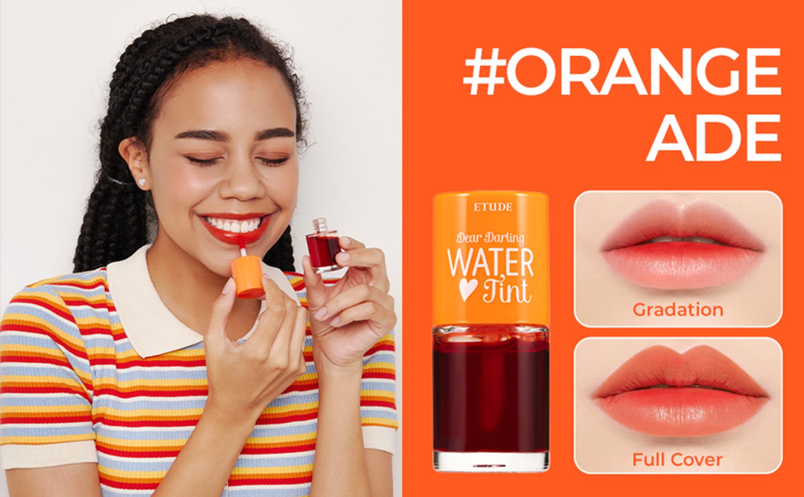 ETUDE Dear Darling Water Tint #03 Orange Ade - Image 2