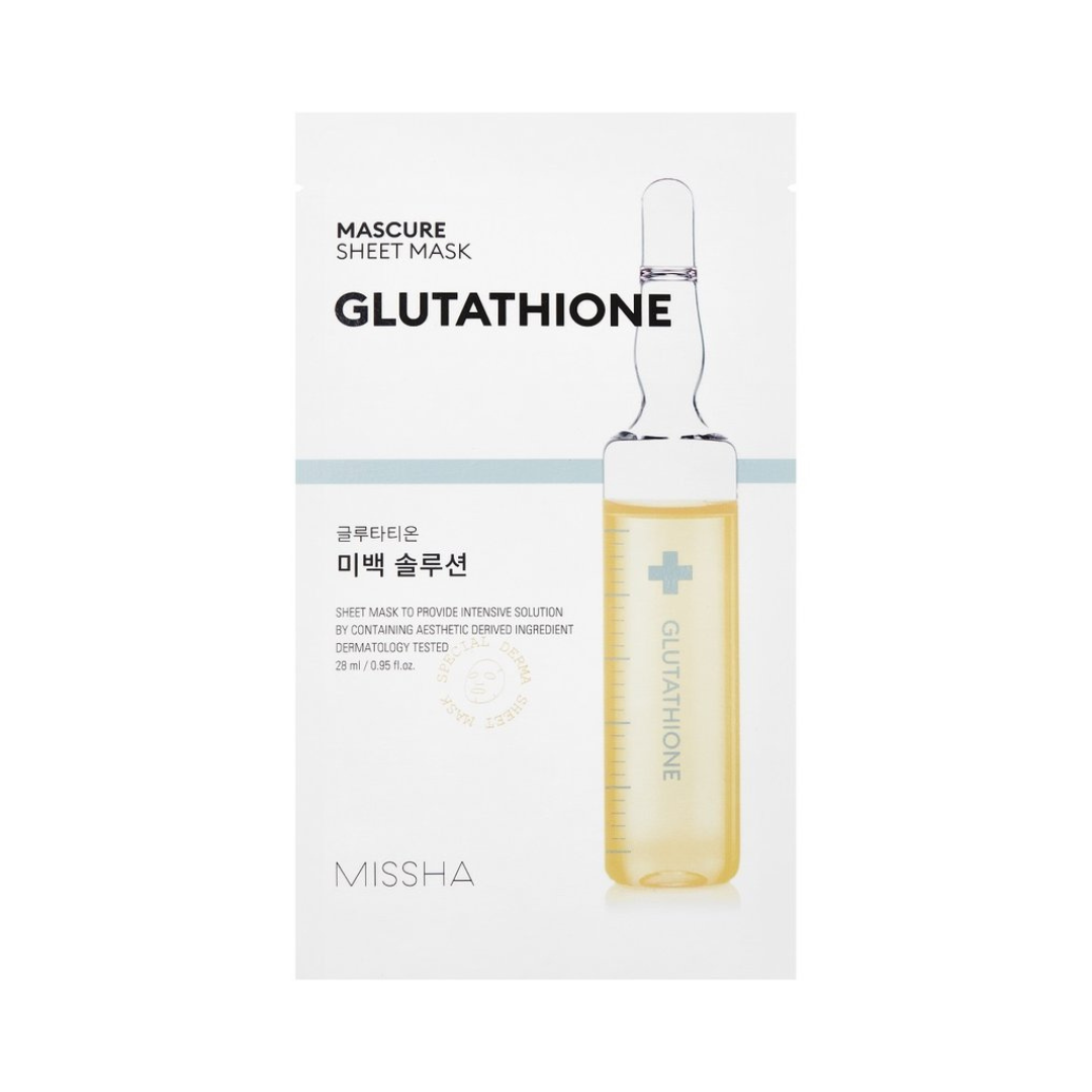 MISSHA Mascure Whitening Glutathione Sheet Mask