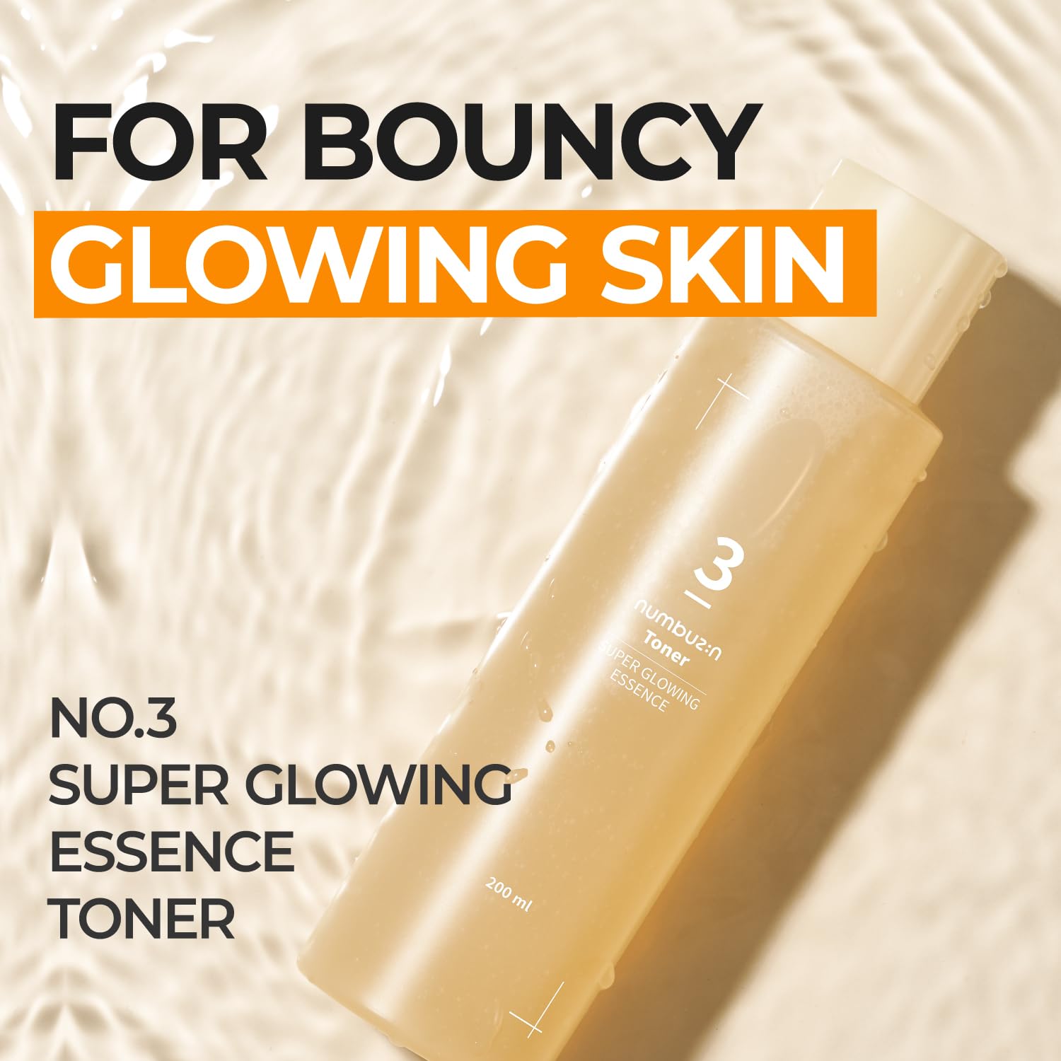 numbuzin No.3 Super Glowing Essence Toner - Image 2