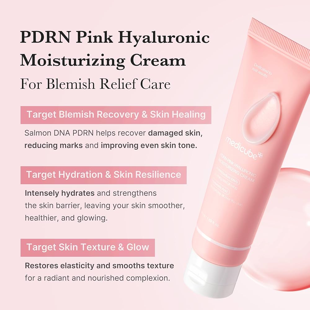 Medicube PDRN Pink Hyaluronic Moisturizing Cream - Εντατική Ενυδάτωση & Αναζωογόνηση - Image 3