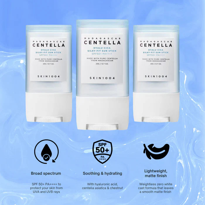 SKIN 1004 Madagascar Centella Hyalu-Cica Silky-Fit Sun Stick SPF50+ PA++++ - Image 2