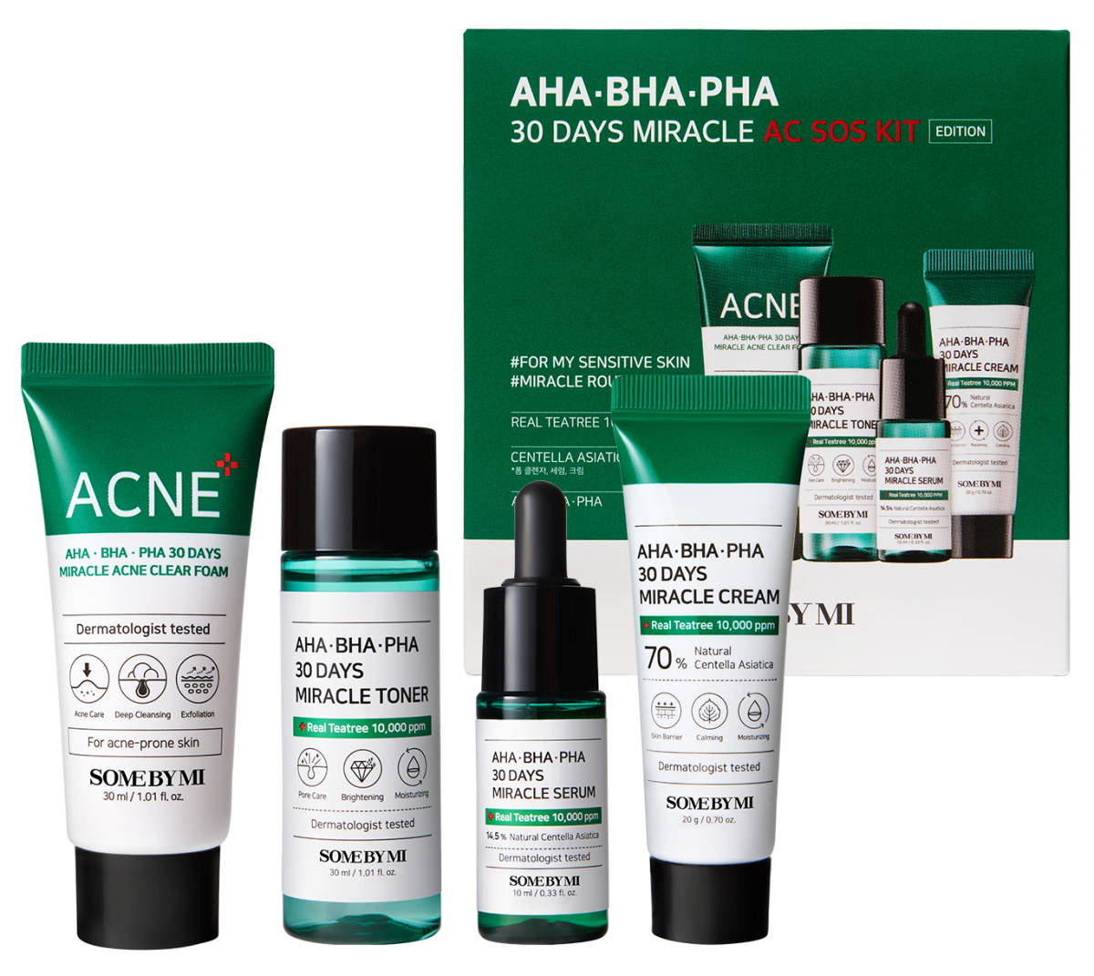 SOME BY MI AHA BHA PHA 30 Days Miracle AC SOS Kit