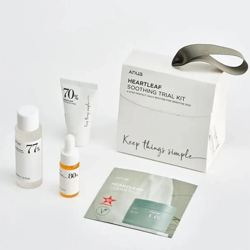 Anua Heartleaf Soothing Trial Kit - Σετ με 4 δημοφιλή προιόντα σε mini συσκευασίες - Image 2