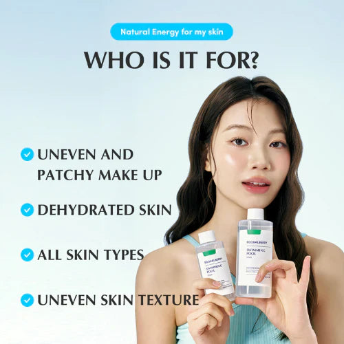 EQQUALBERRY Swimming Pool Toner 300ml - Καθημερινό τόνερ για λείο ενυδατωμένο δέρμα - Image 3