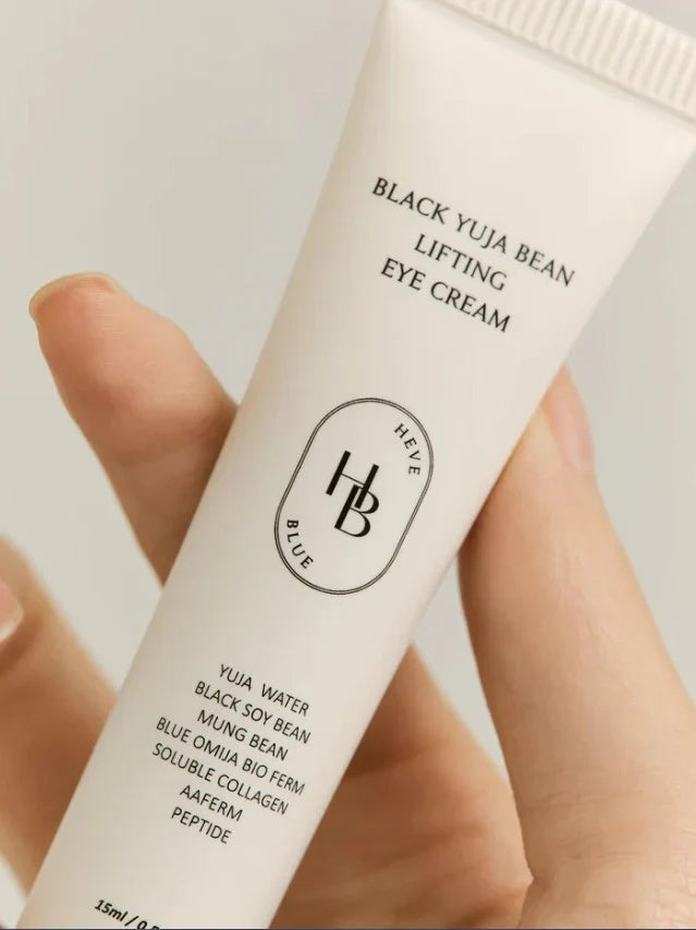 HEVEBLUE Black Yuja Bean Lifting Eye Cream - Συσφικτική κρέμα ματιών - Image 2